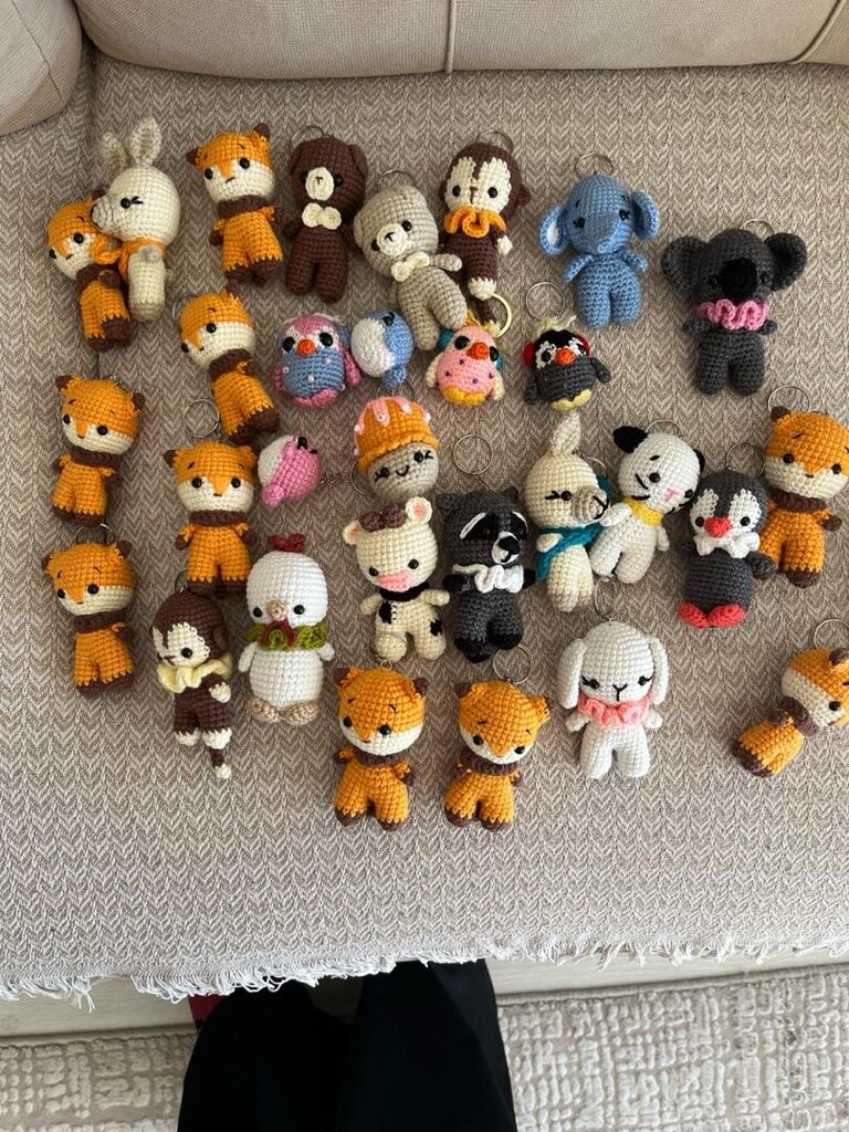 el yapımı amugurumi anahtarlık - 3