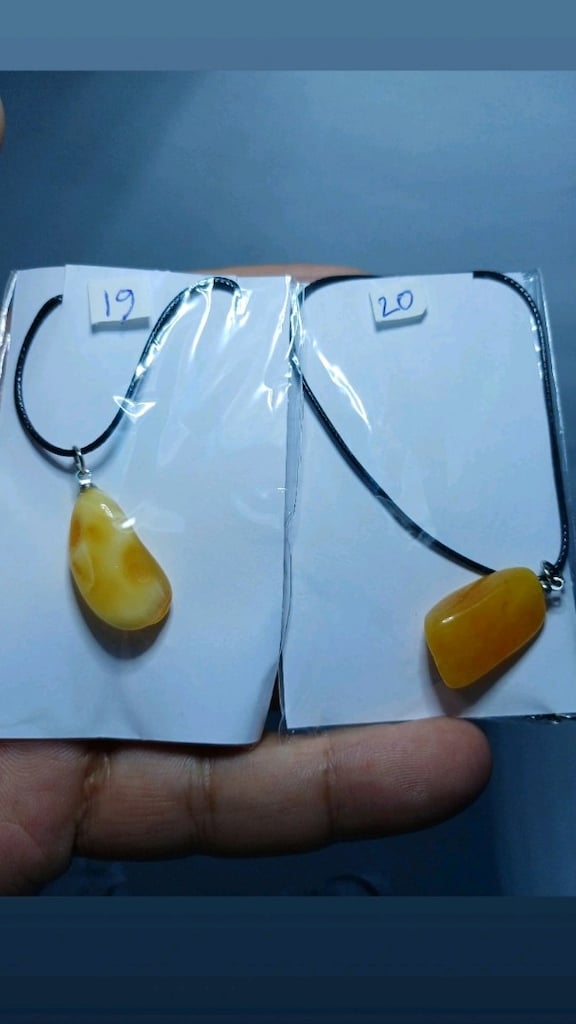 Orjinal kaya Damla kehribar bay bayan kolye ler adet 250TL özel ince d - 8