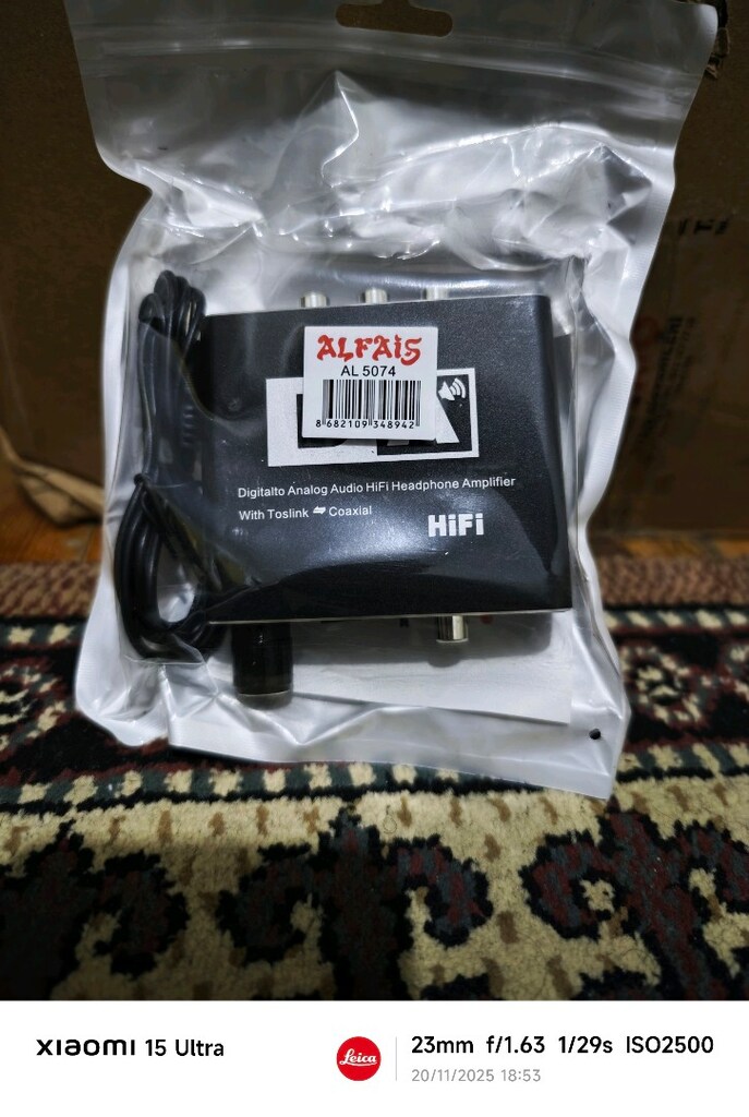 Alfais 5074 Digital To Analog Dac Çevirici Dönüştürücü Ses Optik