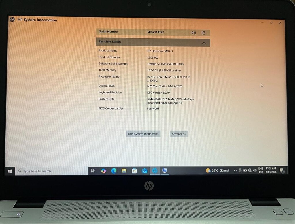 HP ELITEBOOK 840 G3 - 3