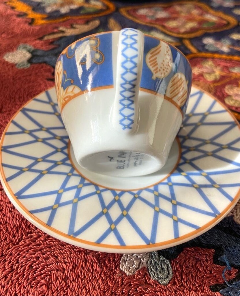 Vintage Danimarka Minyatür Porselen Fincan - 13