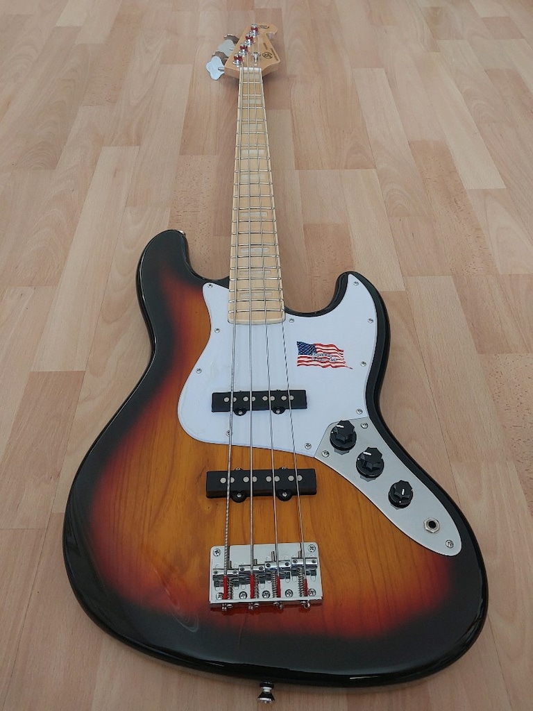 sx ash jazz bas gitar sunburst - 2