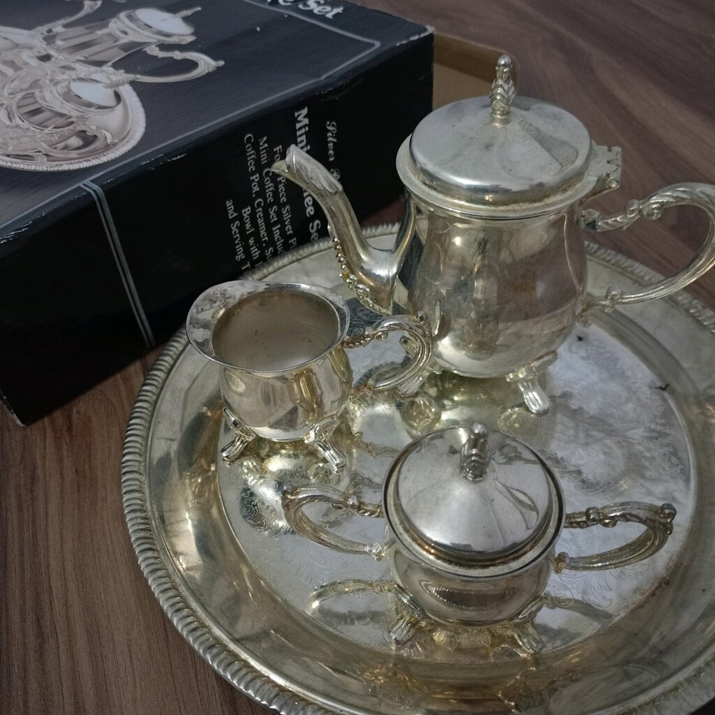 Mını Gumus Kahve Sunumluk Takım - 5