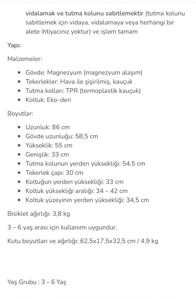 kinderkraft denge bisikleti - 9