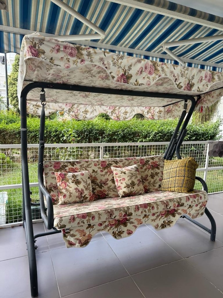 3 Kişilik Bahçe Balkon Salıncağı Erinöz - 5