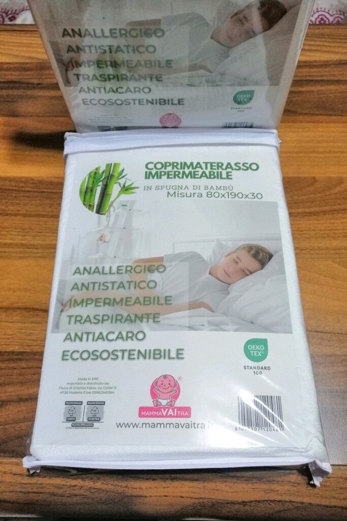Bambu Malzeme Su Geçirmez Yatak Koruyucu 80x190x30 Tek Kişilik - 2