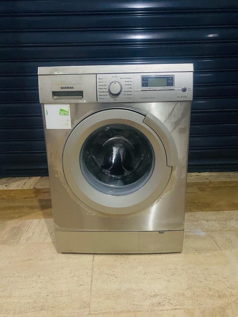 siemens marka 8kg yıkqmalı dijital ekran inoks - 5