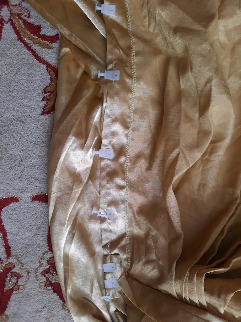 Lüks Ağır Dokulu Tafta Saten Fon Perde - 3