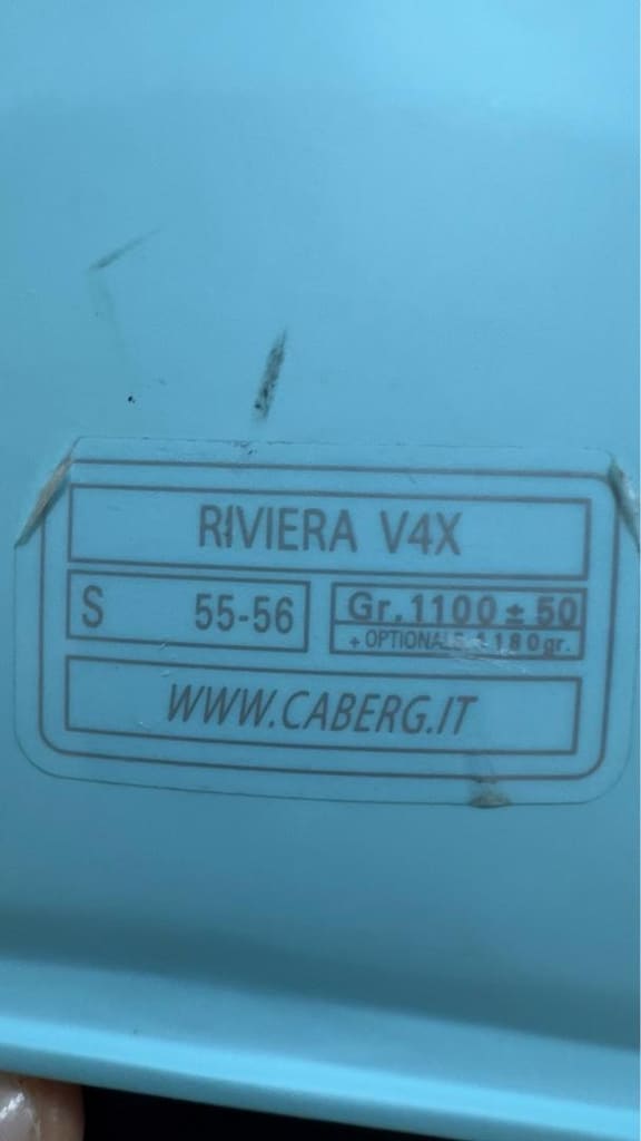 İtalyan kask CABERG sıfır ayarında - 6