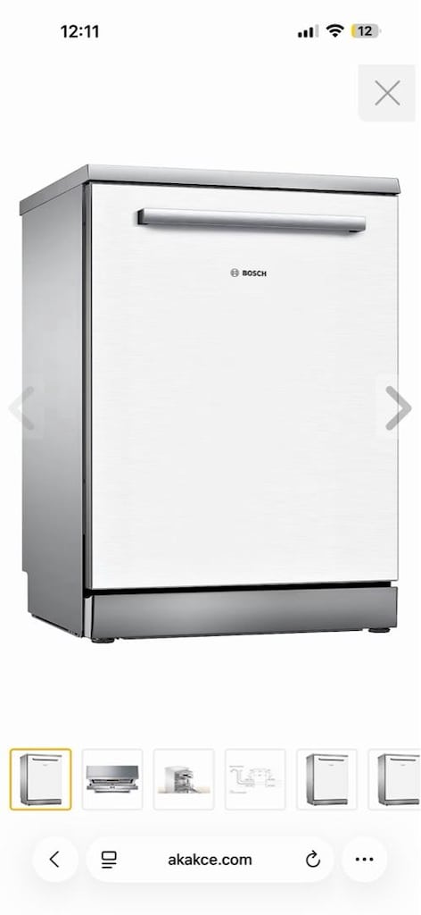 Bosch SMS4HMW62T 6 Programlı Bulaşık Makinesi - Beyaz - 5