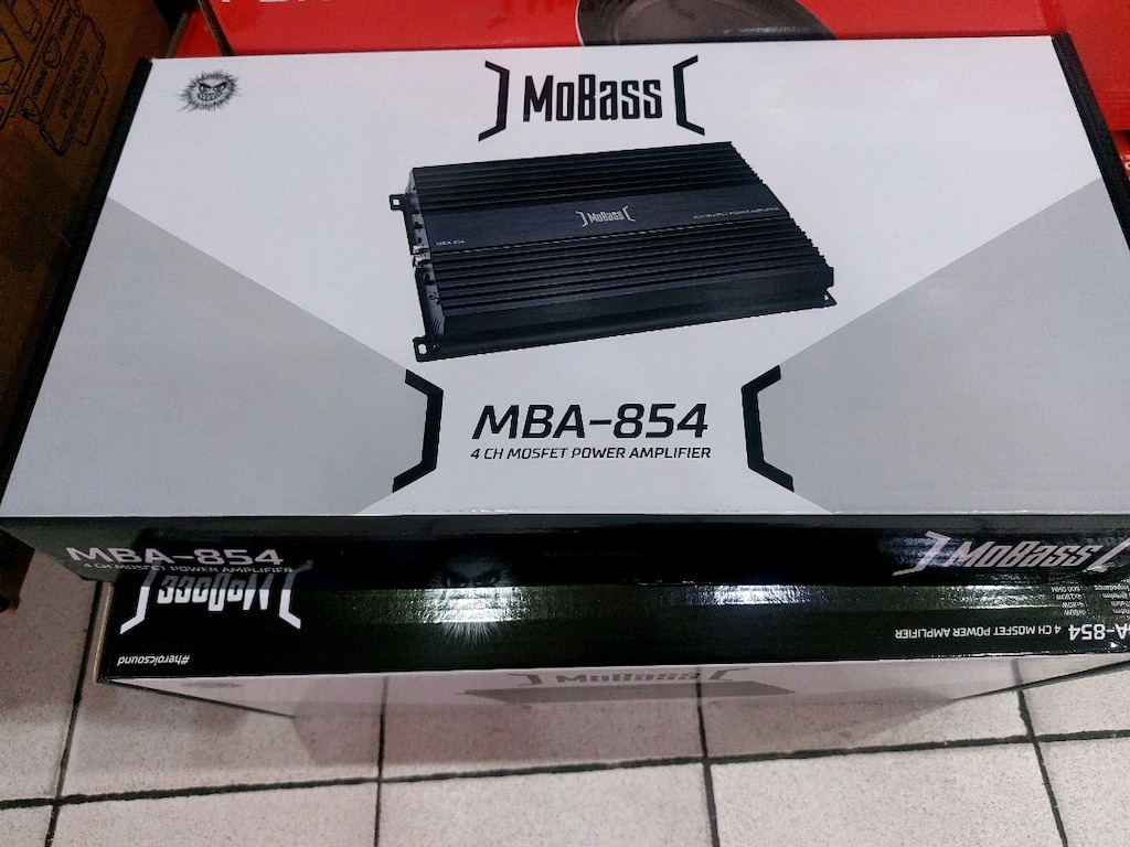 ÖYKÜ SOUND ŞOOK FİYAT MOBASS MBA 854 4ÇIKIŞLI ANFİ BAS KONTORLÜ SIFIR - 6