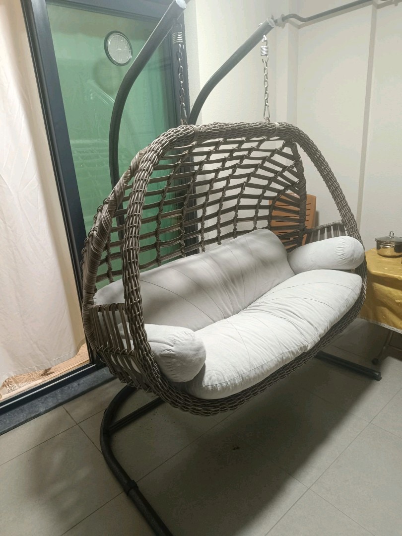 3 kişilik rattan salıncak - 2