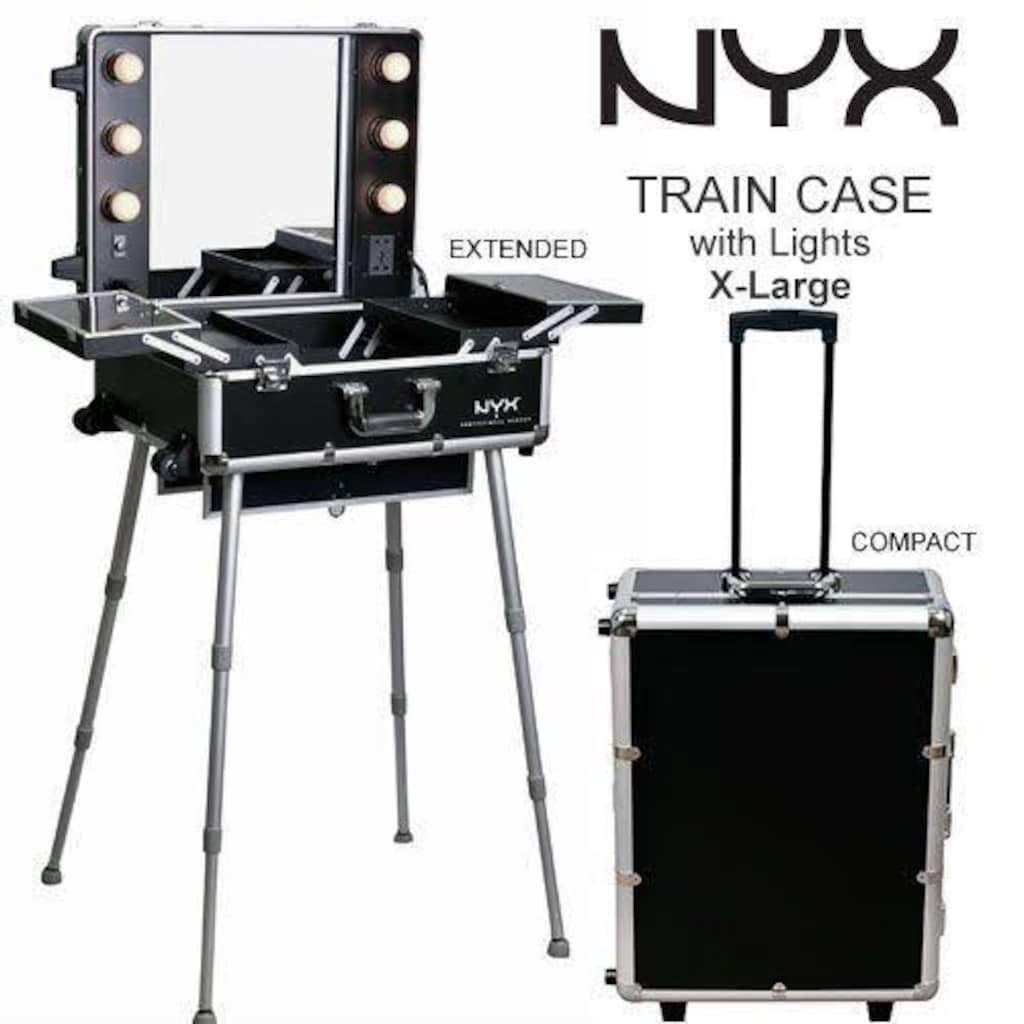 NYX Professional Makeup Işıklı Aynalı, Ayaklı Makyaj Çantası - 7