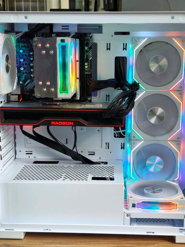 16GB RX 6800 RYZEN 5 5600G 16RAM 512GB M2SSD 750W AKVARYUM OYUNCU KASA - 4