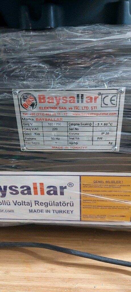 15 KWA SERVO REGÜLATÖR SIFIR ÜRÜN - 3