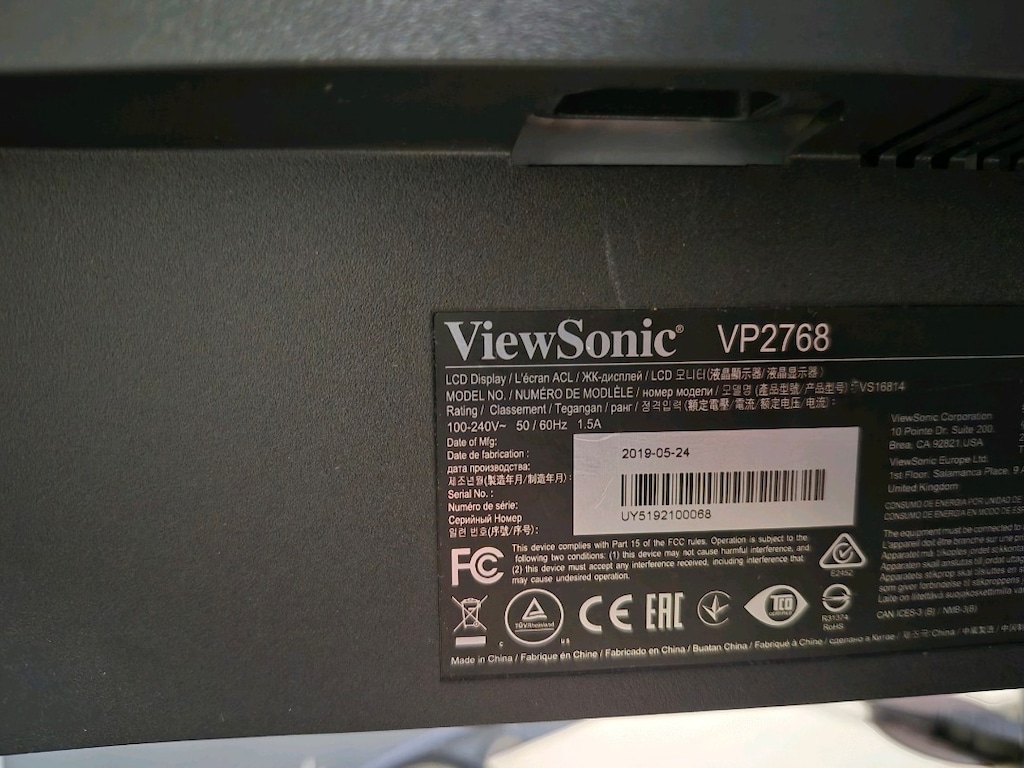 ViewSonic VP2768 ColorPro Profesyonel Tasarım Monitörü - 4