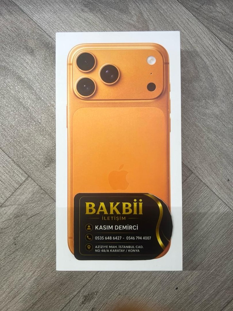 İPHONE 17 PRO MAX 256 GB İKİ YIL TÜRKİYE GARANTİLİ ADINIZA FATURALI - 2
