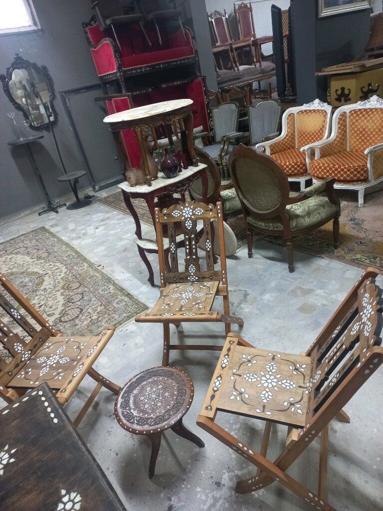Fiskos Sandalye Takımı & Kakma - Katlanır - 5
