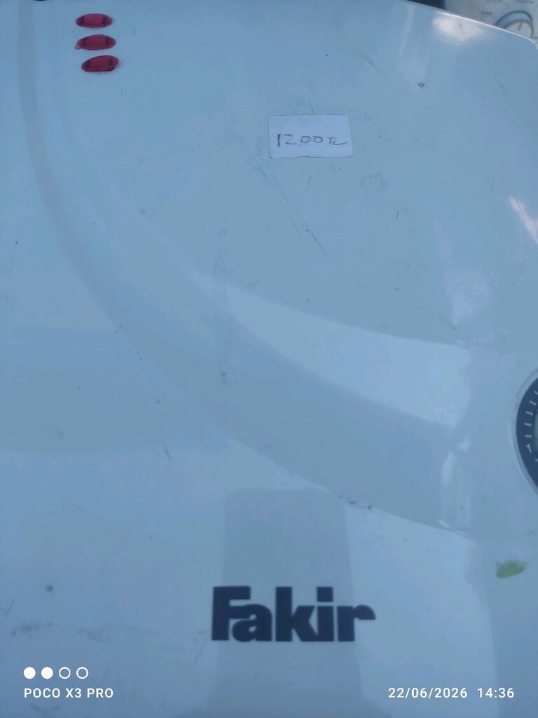 Fakir marka elektrikli şofben 3 kademeli - 2
