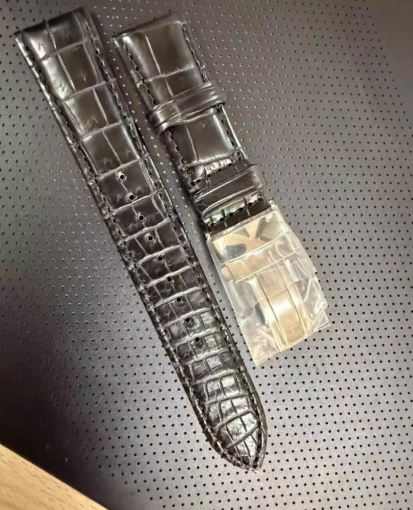Grand Seiko Siyah Timsah Derisi 20-18 mm - 2