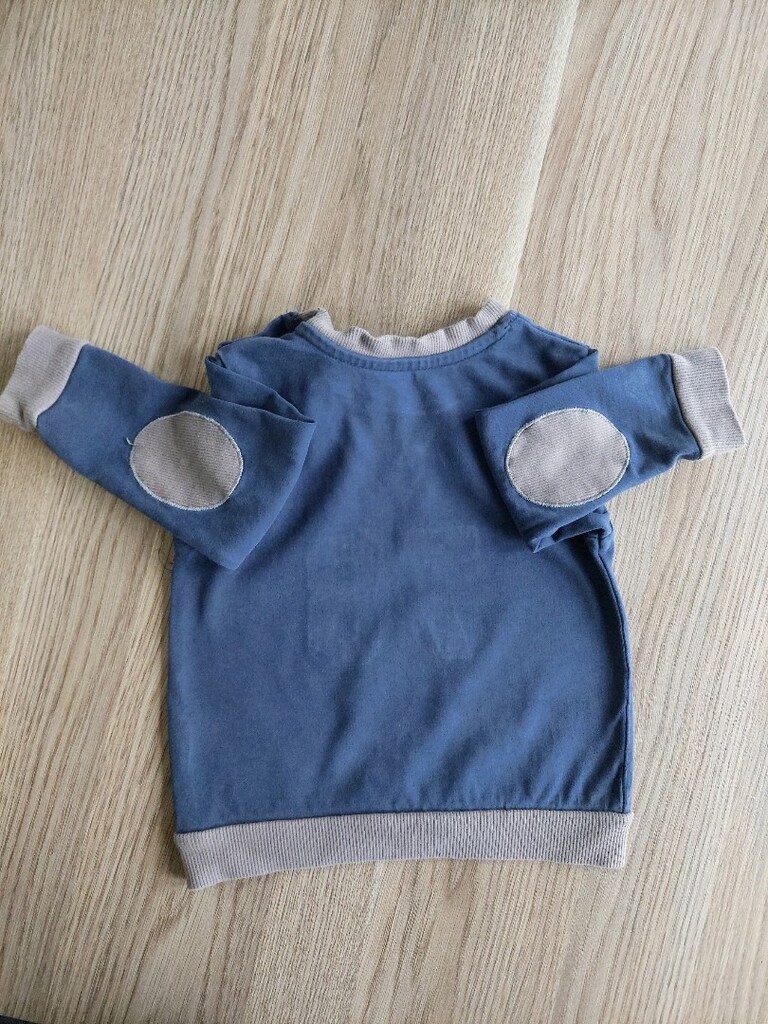 Panço yazı desen yama detaylı sweatshirt - 3