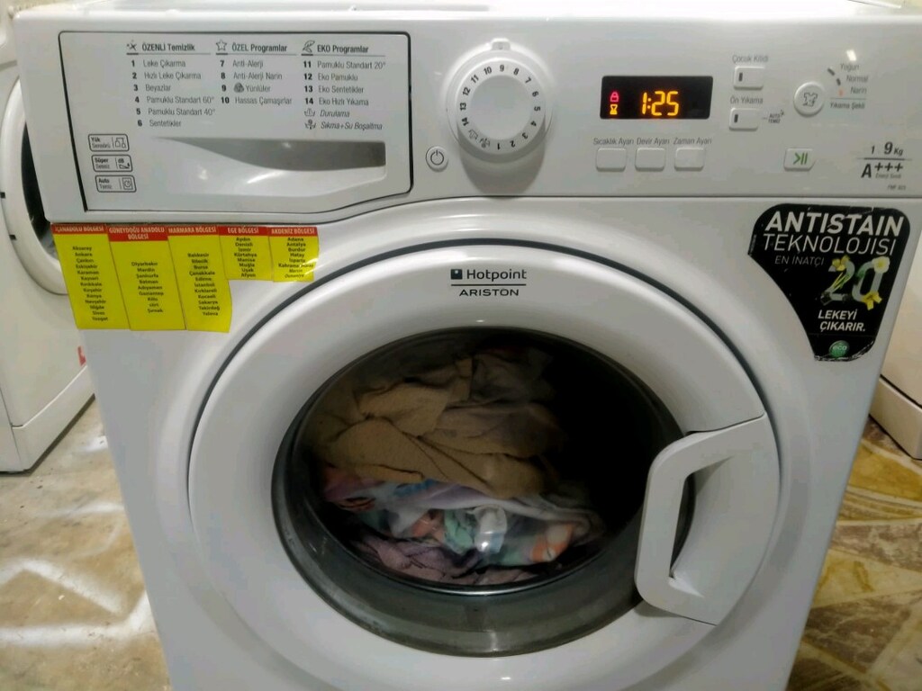 ustasından satılıktır Ariston 9 kg çamaşır makinesi satılıktır - 18