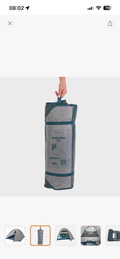 Decathlon Quechua Fresh&Black 3 Kişilik Çadır - 5