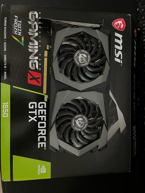 msi gtx 1650