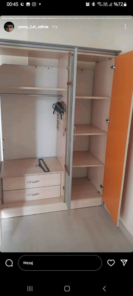 GARDOLAP ÇEKMECELİ SAĞLAM HİÇBİR SORUNU YOK EVE TESLİM VE KURULUM - 2