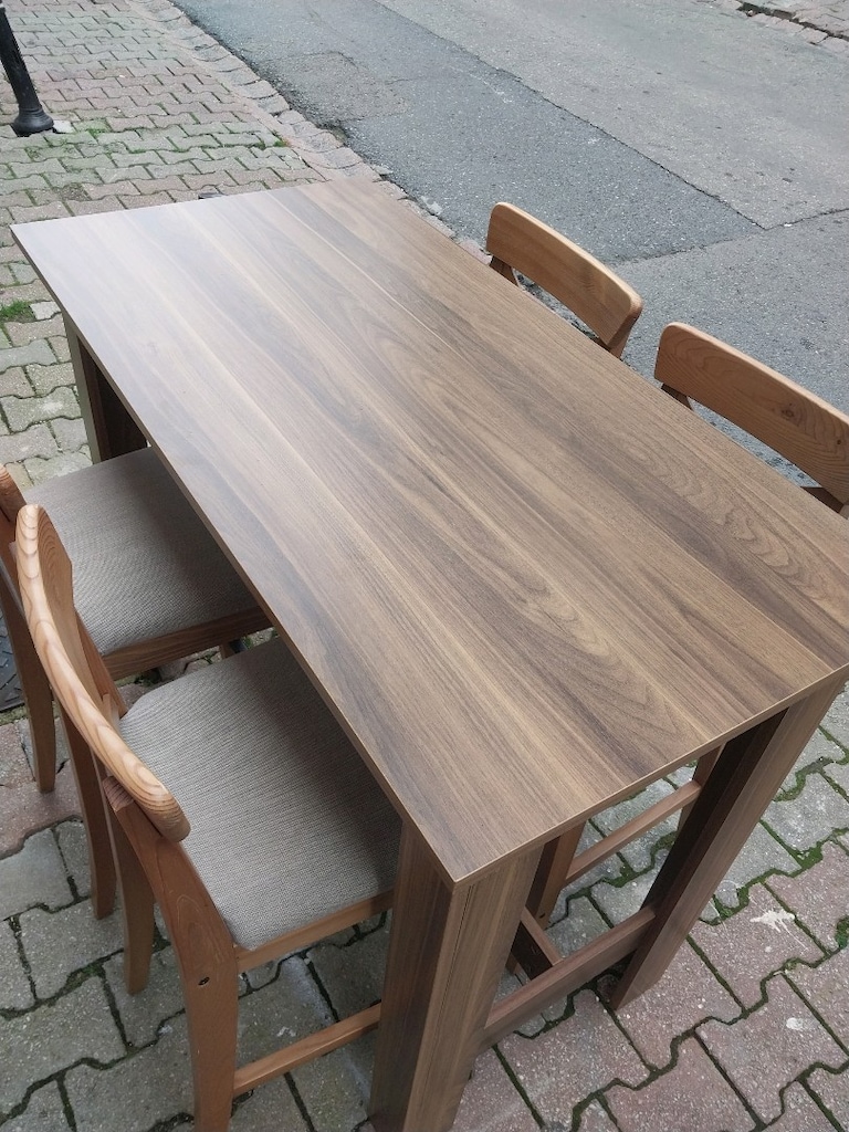 IKEA Bar Masa Takimi - ROSENTORP / INGOLF - 4 Sandalyeli - 5