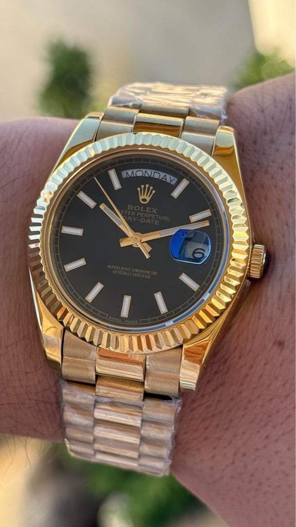 ROLEX DAY DATE GOLD AUTOMATİC - 4