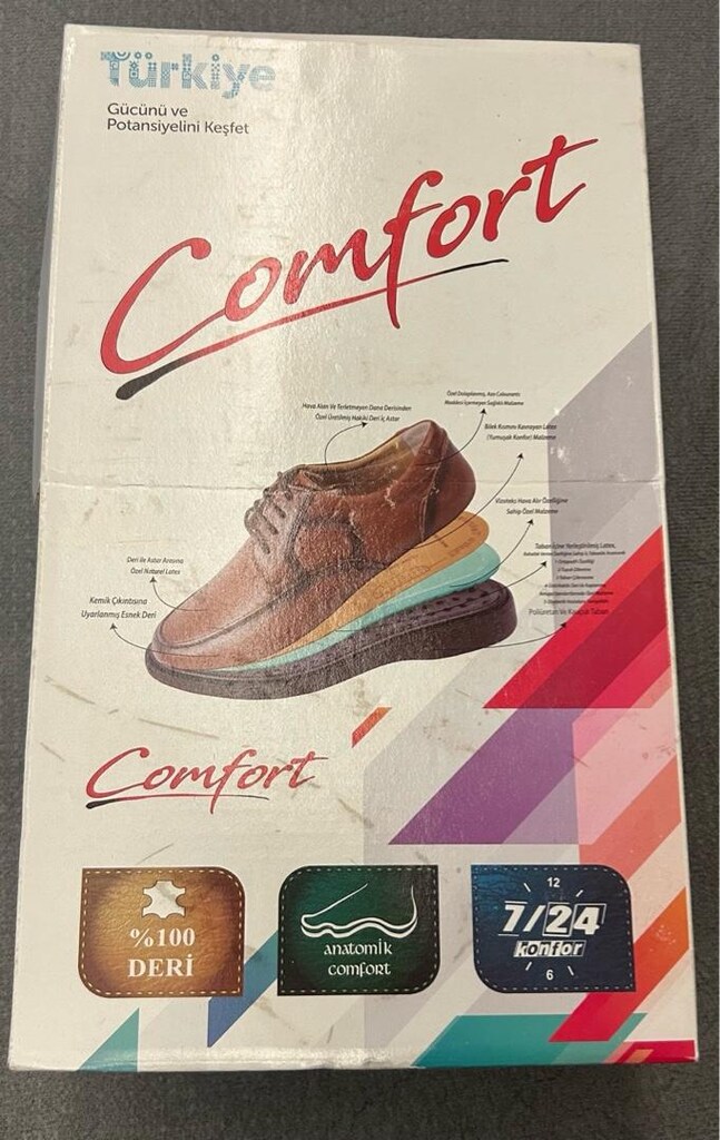 Sıfır Ürün - Comfort Marka %100 orjinal erkek deri ayakkabı - 6