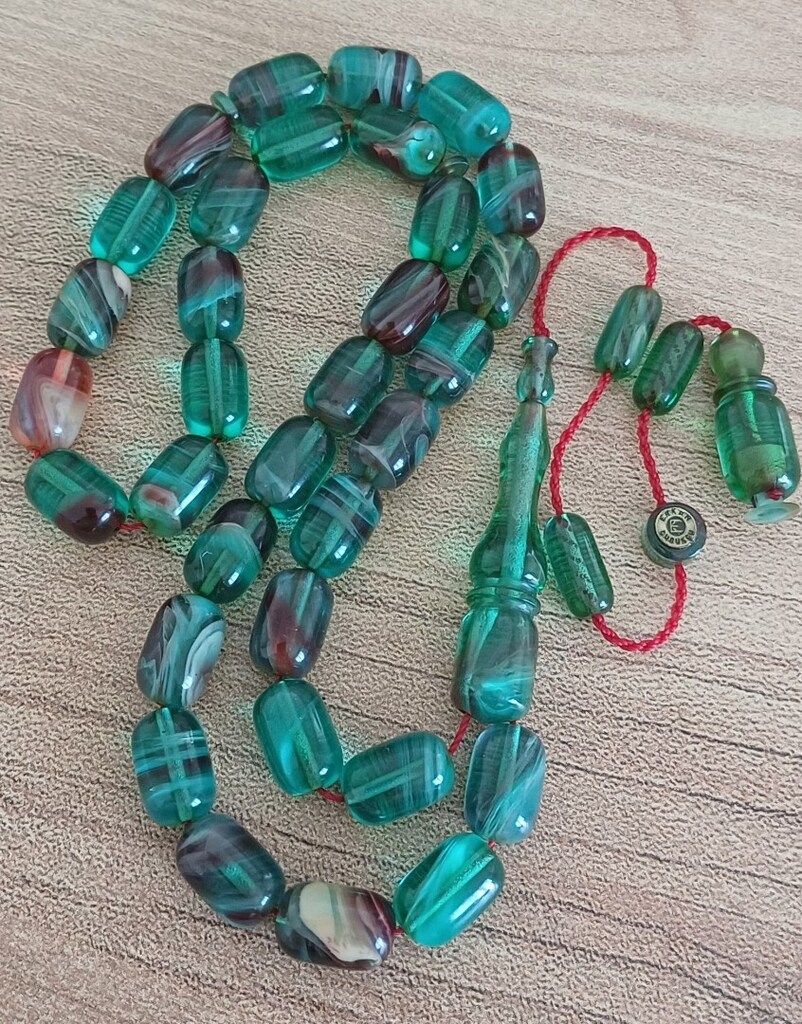 Sıkma Kehribar Tesbih - 4