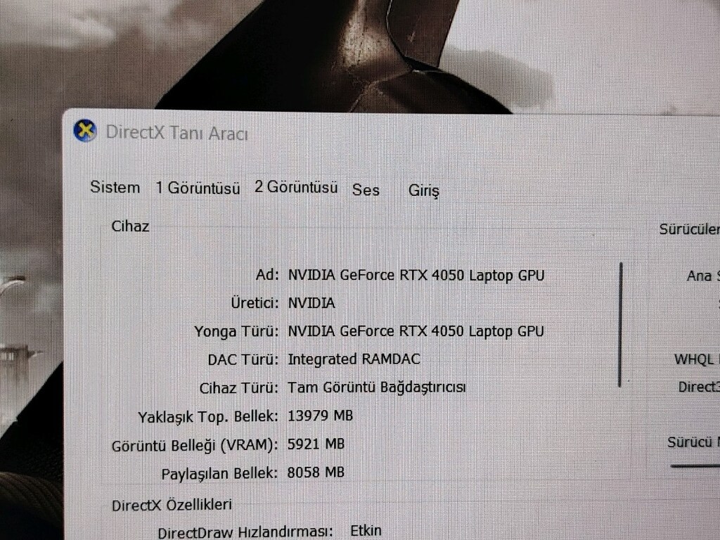 1 YİL GARANTİLİ MONSTER İ5 12.NESİL 16GB RAM 512GB SSD RTX 4050 6GB EK - 4