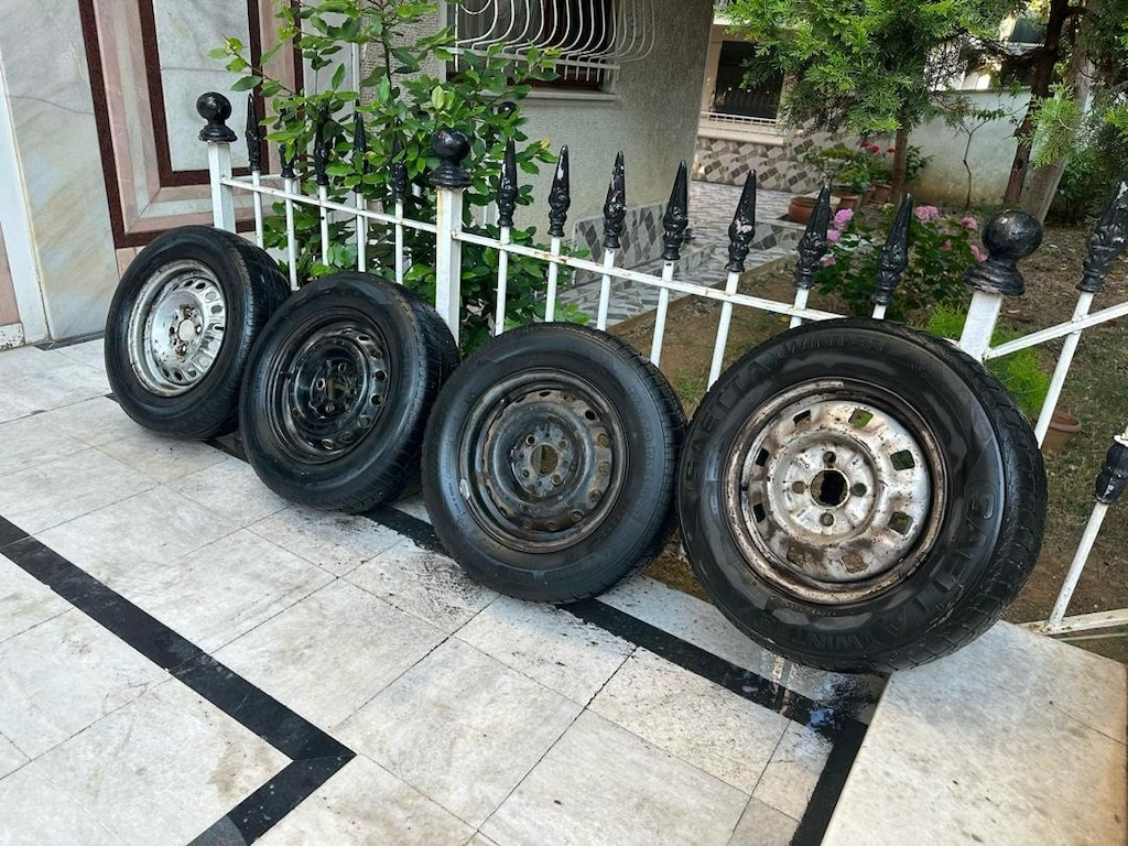Teneke jant lastik takımı 1.Adet SAETTA 1.Adet vinter 1.Adet petlas - 9