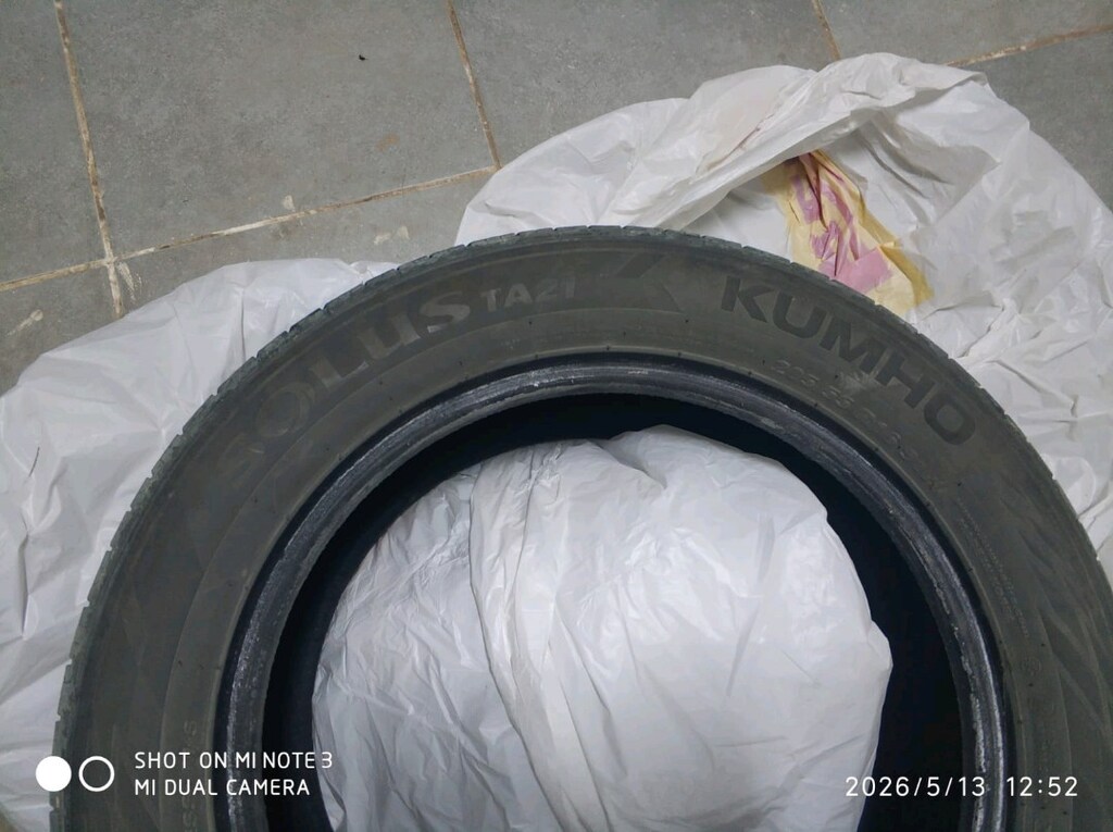 oto yaz lastik (1 adet Kumho 205/55/16 üretimi 2023) - 4