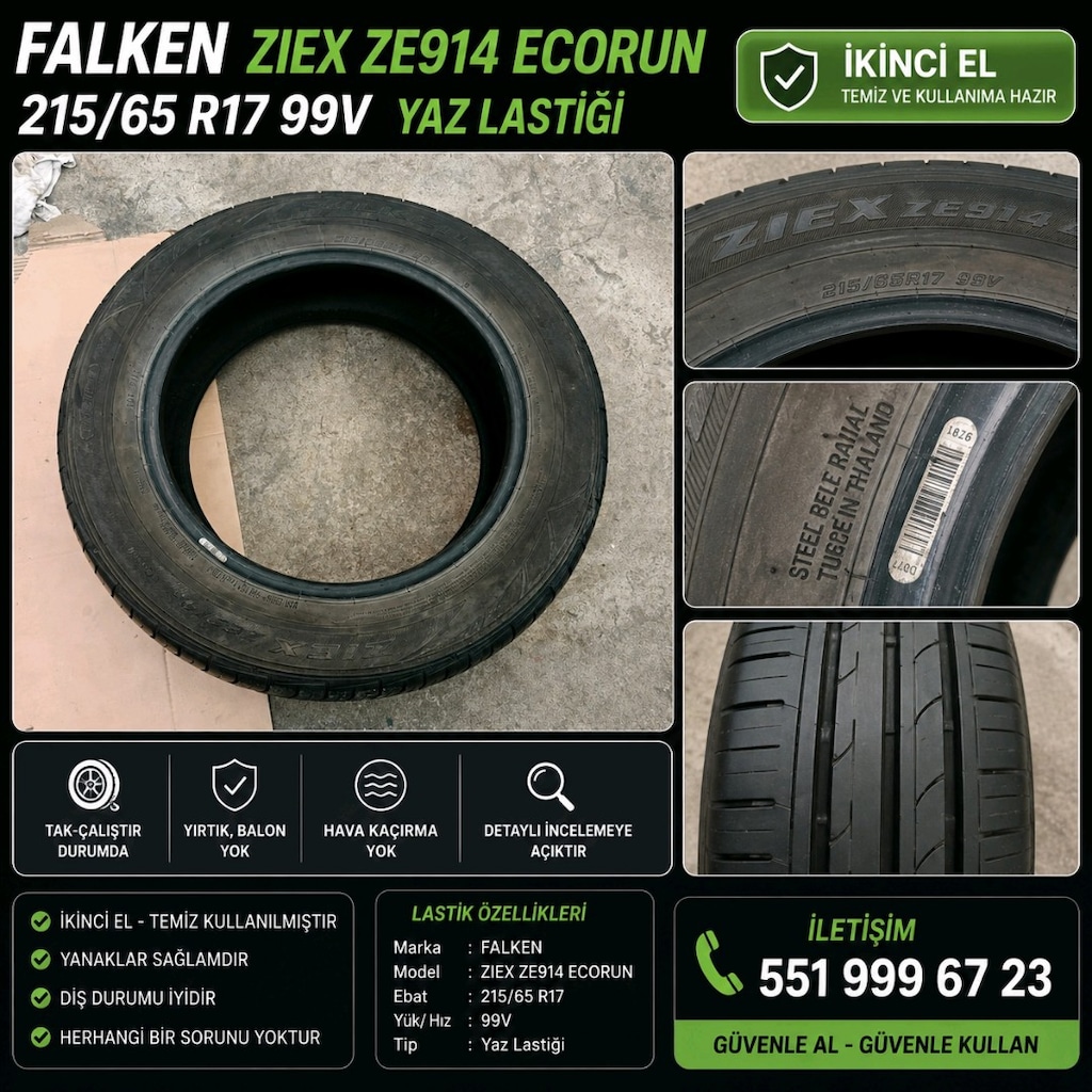 FALKEN ZIEX ZE914 ECORUN 215/65 R17 99V - 2