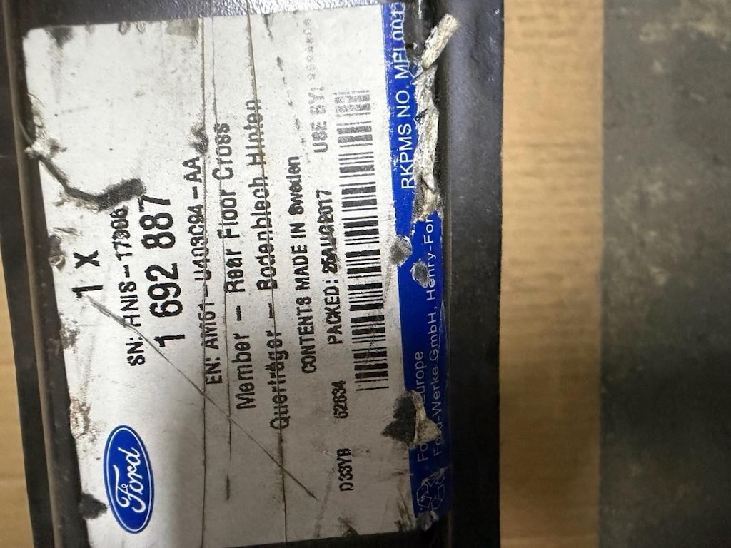 Ford c max arka tampon demiri sıfır orjinal AM51U403C94AA - 3