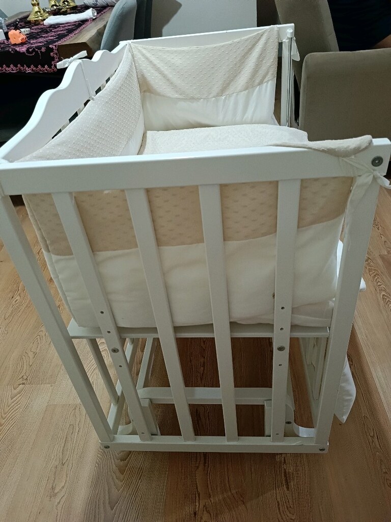 Çilek marka anne yanı uyumlu beşik - 3