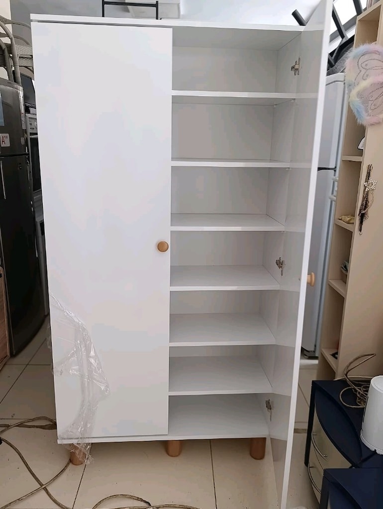 ÇOK AMAÇLI BÜYÜK DOLAP 190X100 RAFLI BOHEM 8,500TL SIFIR HİÇ KULLANILM - 3