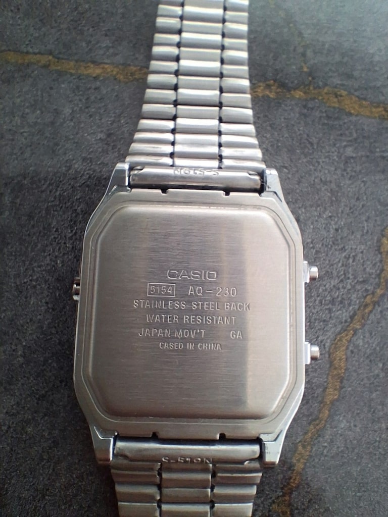 Tertemiz Orjinal Casio AQ-230 kol saati - 6