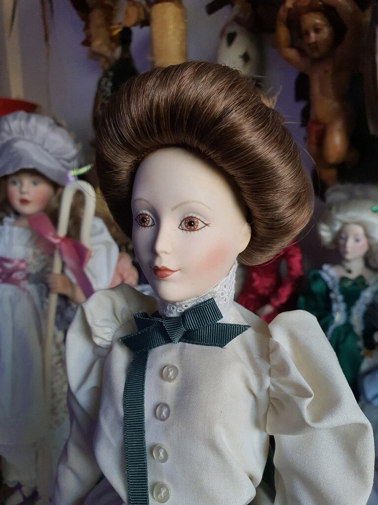 porselen bebek vintage damgalı sertifikalı - 12