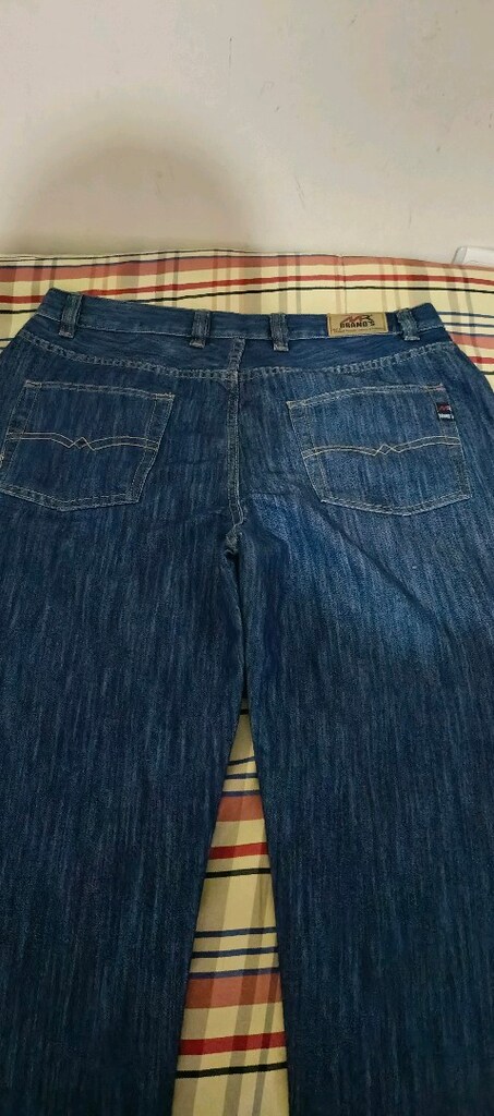 sıfır kot pantolon bol paça 50bden - 4