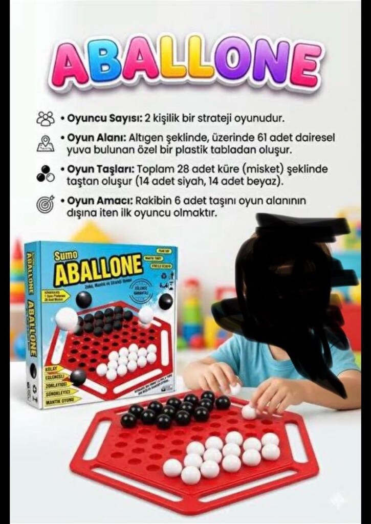 ABALLONE ZEKA MANTIK STRATEJİ KUTU OYUNU - 2