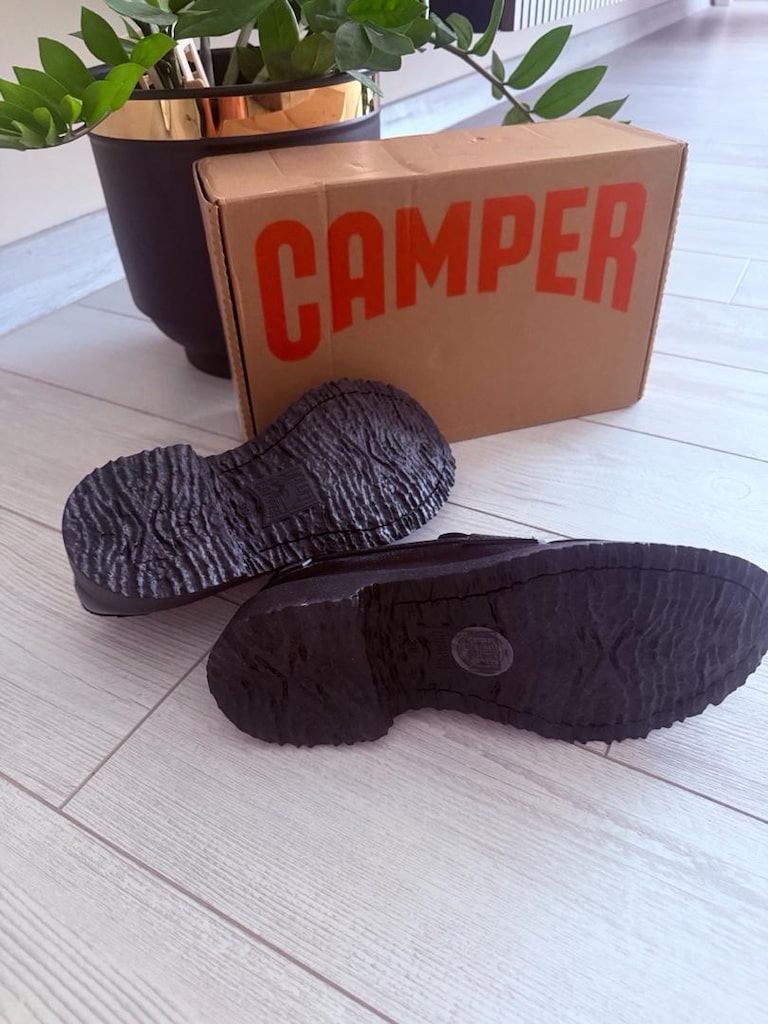Camper Siyah Loafer Kadın - 4