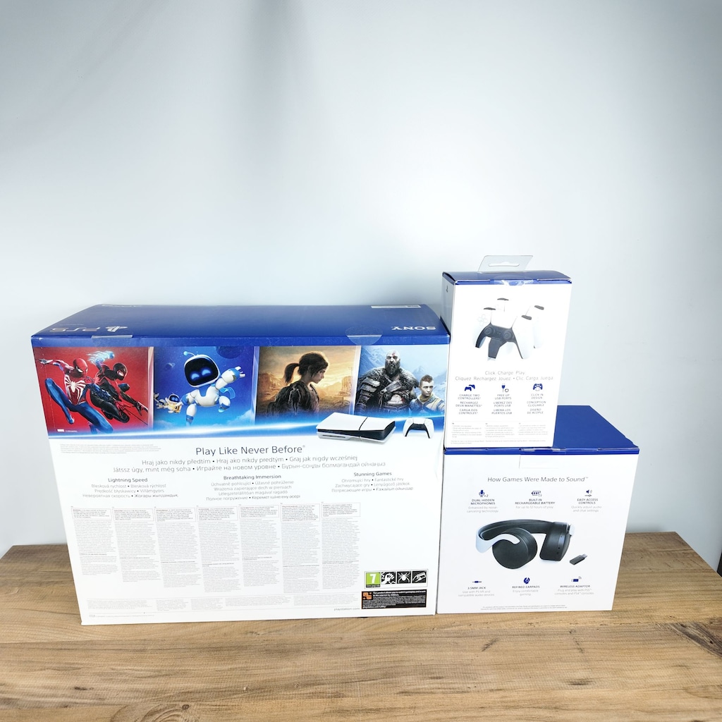 PLAYSTATION 5 SLIM CDLİ KASA + ŞARJ İSTASYONU + PULSE KULAKLIK - 2
