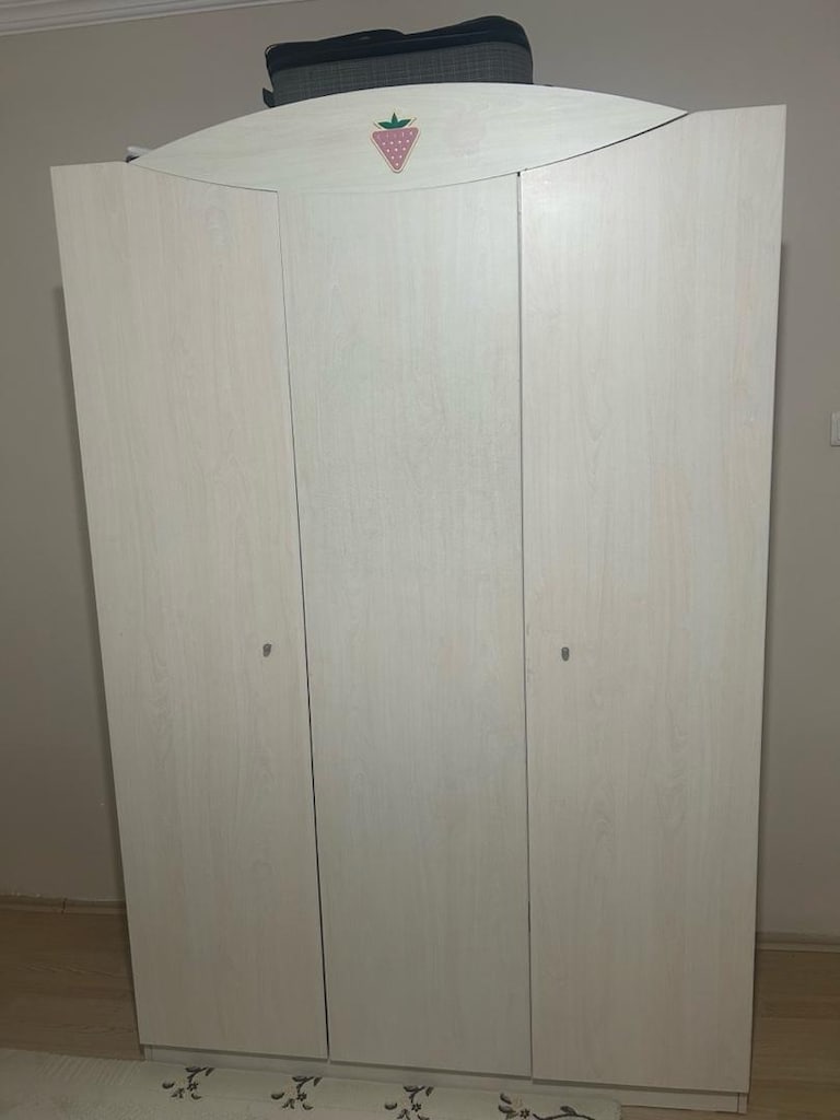 çift kişilik baza başlık ve 3 kapaklı gardırop - 2