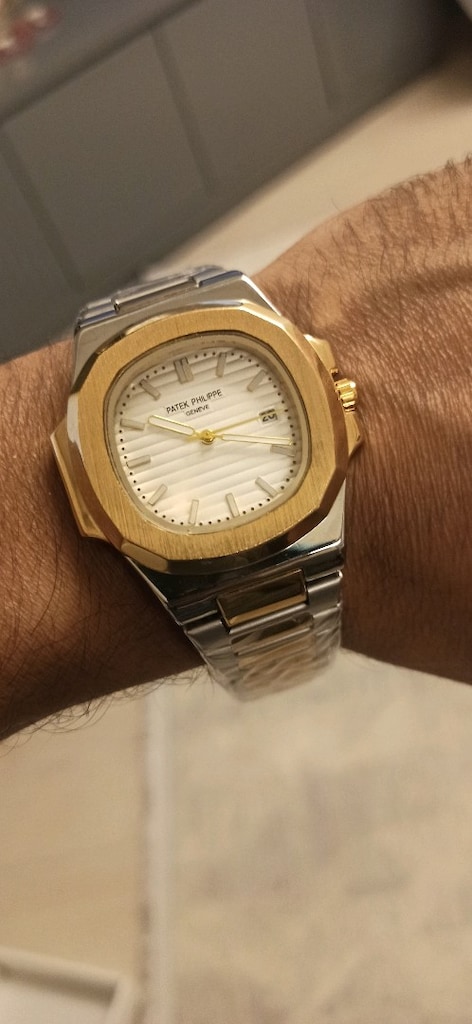 Patek Philippe takvimli pilli çelik kol saati - 4