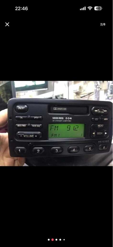 Mondeo Teyp 5000RDS , focus 1 Teyp,Fiesta Teyp, Escort Teyp Kodu Var - 2