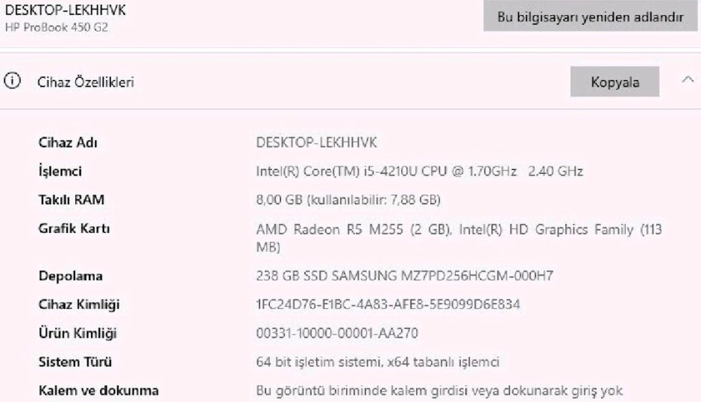 i5 4. Nesil HP harici ekran kartlı oyun performansı yüksek laptop - 9